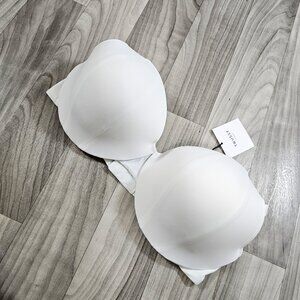 Trusst Lingerie Naomi White Full Figure Bra Size 38F